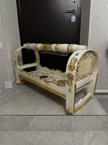 Люльки: Люлька, Новый, Качалка, Дерево, цвет - Белый — 3