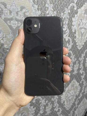 Apple iPhone: IPhone 11, Скидка 10%, Б/у, 128 ГБ, Черный, Чехол, Коробка, 100 %