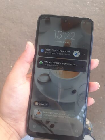 Redmi Note 9 Pro, 128 GB, rəng - Mavi, Barmaq izi, İki sim kartlı