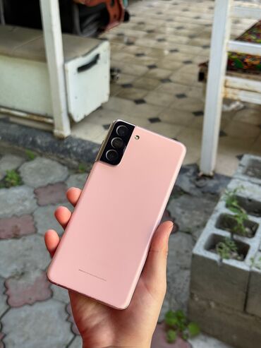 самсунг бу телефоны: Samsung Galaxy S21 Plus 5G, Колдонулган, 256 ГБ, түсү - Кызгылт