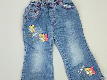 Spodnie: Spodnie jeansowe, 1.5-2 lat, 92, stan - Zadowalający