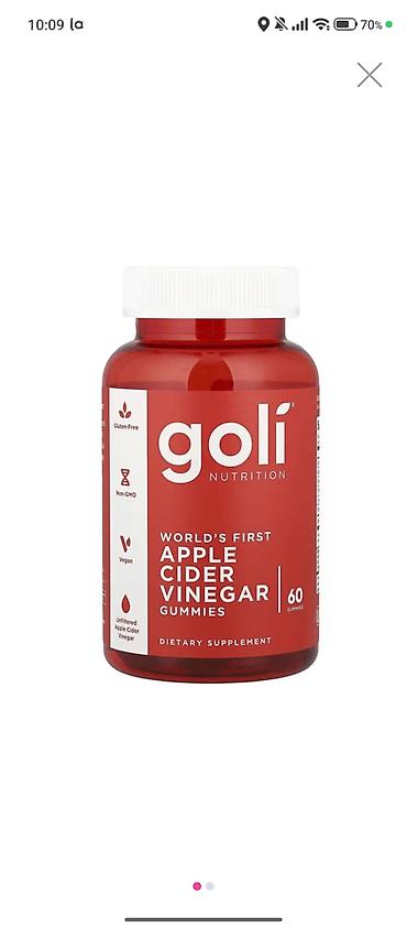 xonca qabi: Goli Apple Cider Vinegar Gummies – Alma sirkəsinin faydalarını rahat — 1
