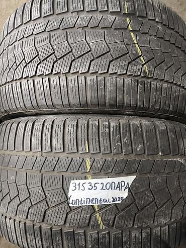 continental: Шины 315 / 35 / R 20, Всесезонная, Б/у, Пара, Внедорожные (АТ/МТ), Continental — 1