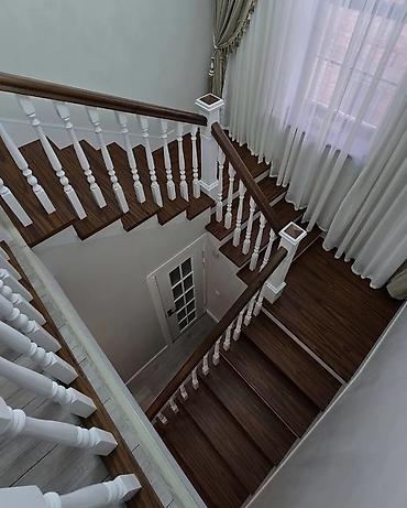 Обшивка лестниц: Лестница на заказ,,, Каражыгач, Жангак, Сосна, Фанера шпон. Баалар — 18