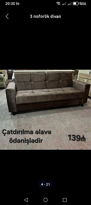 Divanlar: Divan, Yeni, Açılan, Bazalı, Parça, Ödənişli çatdırılma — 15