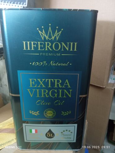 алюминиевая емкость 1000 л: Оливковое масло Extra Virgin от IIFERONII в металлической канистре