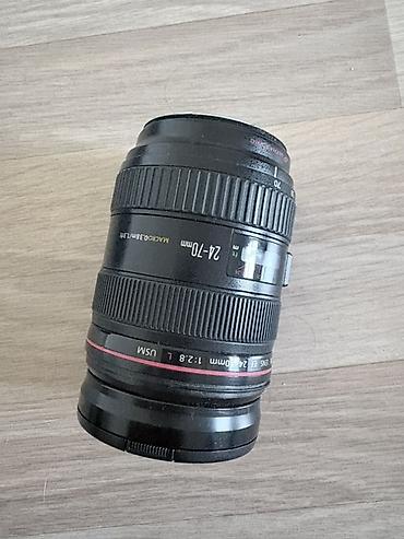 Объектив Canon EF 24–70mm f/2.8 L USM + отдам в подарок фильтр uv В