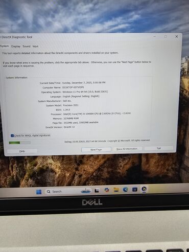 Dell: İşlənmiş Dell Precision, 15.6 ", Intel Core i5, 256 GB, Pulsuz çatdırılma, Rayonlara çatdırılma -da lalafo.az — 6 Dell: İşlənmiş Dell Precision, 15.6 ", Intel Core i5, 256 GB, Pulsuz çatdırılma, Rayonlara çatdırılma — 6