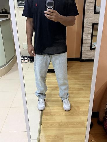Kişi geyimləri: Bershka original baggy cins şalvar. W32 (EU42). Çox yaxşı — 7