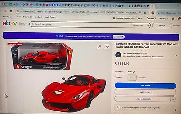 Avtomobil modelləri: Ferrari, 2013 il, 1:18, Dəmir, Ödənişli çatdırılma — 21