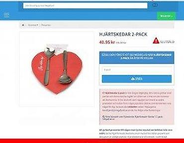 Kašike: HjärtsskedAR – set od 2 kašičice u obliku srca - Pakovanje: 2 komada — 12