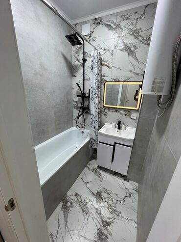 Посуточная аренда квартир: 1 комната, Душевая кабина, Постельное белье, Кондиционер — 7