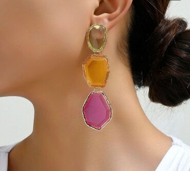 Setovi nakita: Set modnih aksesoara – naušnice, narukvica i torbica - Statement — 1