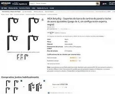 Ostali proizvodi za kuću: Nosači za garnišnu – set univerzalnih držača za zavese - Tip: ugaoni — 15