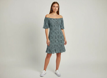 sukienki eleganckie plus size: Sukienka damska, rozmiar S