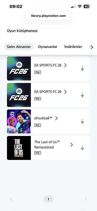 playstation aparatı: Məhsul: PlayStation hesabında zəngin oyun kitabxanası (PS4 və PS5 — 3