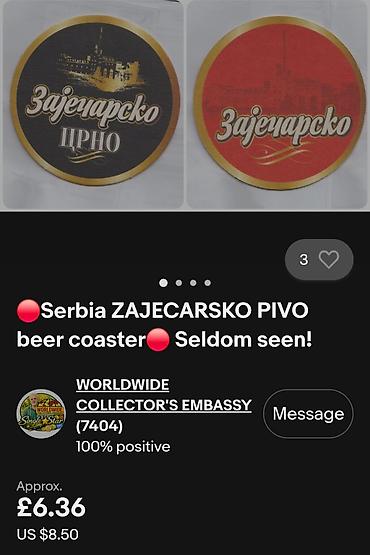heinken case: Podmetaci novi,vintaz za pivo Heineken,Amstel,Zajecarsko — 2