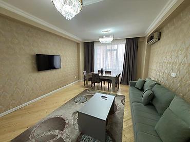 qara qarayev m: İcarəyə verilir 2 otaqlı yeni tikili 77 m², Şah İsmayıl Xətai m — 1