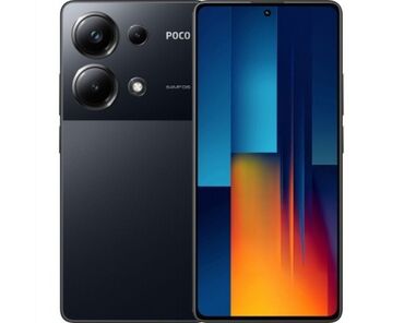 телефон андройд: Poco M6 Pro, Б/у, 256 ГБ, цвет - Черный, 1 SIM