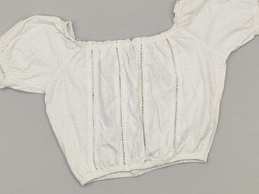 białe t shirty basic damskie: Top SinSay, S (EU 36), condition - Good