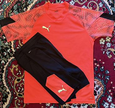 Kişi geyimləri: İdman dəsti, Puma, L, rəng - Narıncı — 1