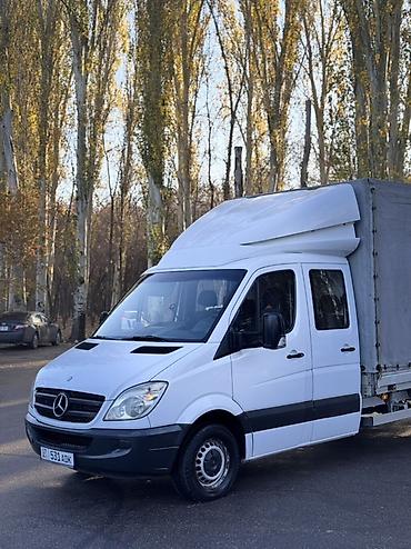 w210 e320: Mercedes-Benz Sprinter (двухрядная кабина) — тентованный бортовой — 2