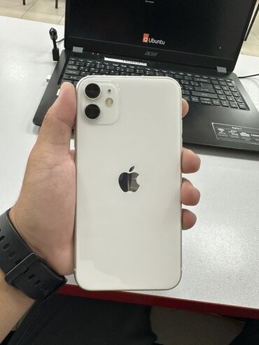 айфон11про сатылат кызыл кыяда: IPhone 11, 128 ГБ, Ак