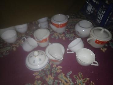 ağ çiçəyim: Çay dəsti, rəng - Ağ, Farfor — 3