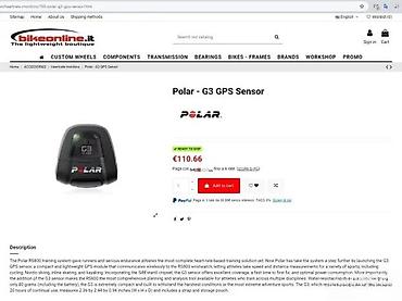 Dodaci za satove: Polar G3 GPS senzor (W.I.N.D) - Kompaktan, lagan GPS modul za merenje — 4