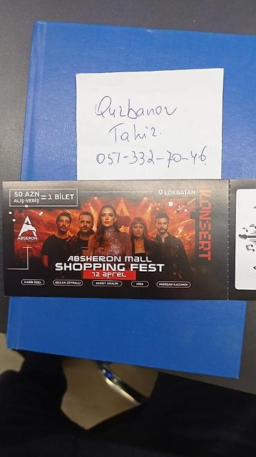 rafet el roman konsert: Absheron Mall Shopping Fest – Konsert üçün bilet - Tədbir: Absheron — 1