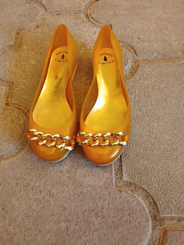 вечерние женские туфли: Туфли 37, цвет - Оранжевый