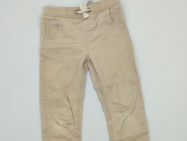 biale letnie sukienki bez plecow: Material trousers, Little kids, 4-5 years, 104/110, condition - Very good