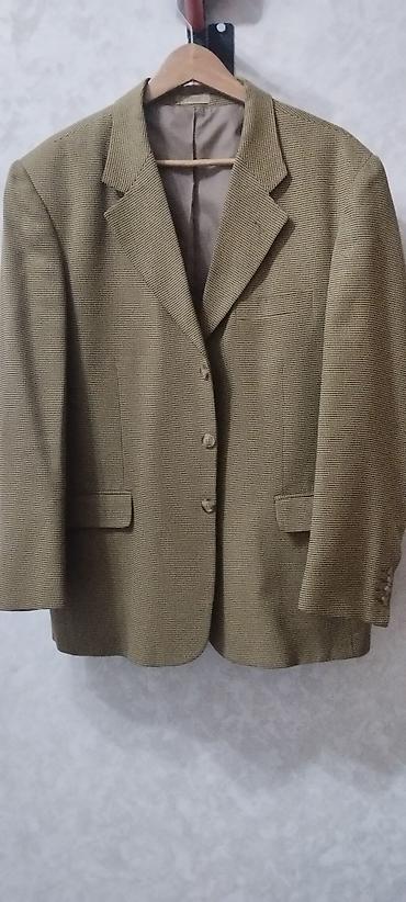 кожаный плащь: Мужской костюм, 2XL, Bershka, Б/у, Самовывоз — 2