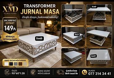 burda jurnalı: Transformer Jurnal Masa – XMD Furniture Ölçü: 90×60×1.20 Qiymət — 3
