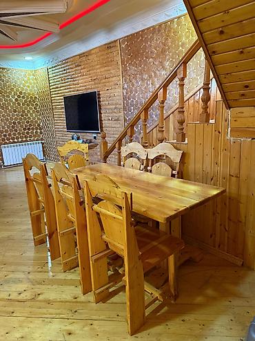 salban: Mətbəx üçün, İşlənmiş, Açılmayan, Dördbucaq masa, 8 stul — 1