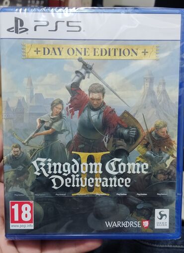 Oyun diskləri və kartricləri: Playstation 5 üçün kingdom come 2 deliverance oyun diski. Tam yeni