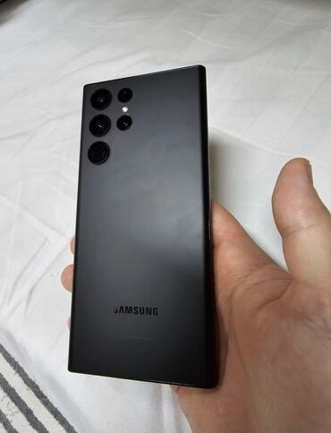 samsung 22 ультра: Samsung Galaxy S22 Ultra, Б/у, 256 ГБ, цвет - Черный, 2 SIM
