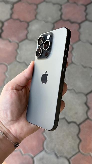 Apple iPhone: IPhone 15 Pro, Б/у, 256 ГБ, Black Titanium, Зарядное устройство, Чехол, Коробка, 87 % — 8