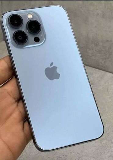 Apple iPhone: IPhone 13 Pro, Б/у, Blue Titanium, Зарядное устройство, Защитное стекло, Чехол, 94 %
