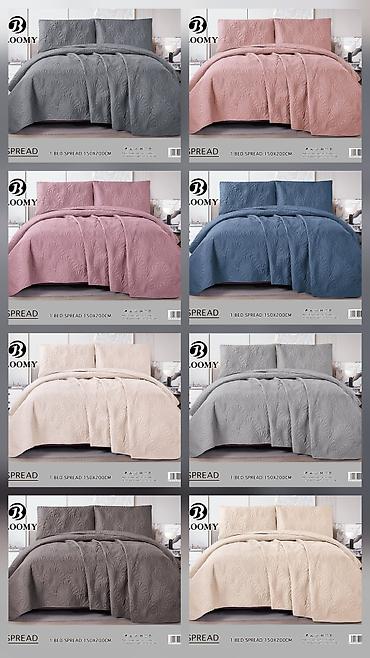 Ćebad i pokrivači: Bloomy prekrivač za krevet - Dimenzija: 150 x 200 cm i 200x220 - — 2