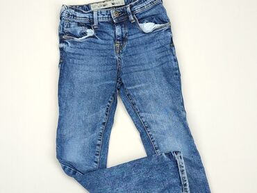 czarne jeansy levis: Spodnie jeansowe, DenimCo, 10 lat, 140, stan - Dobry