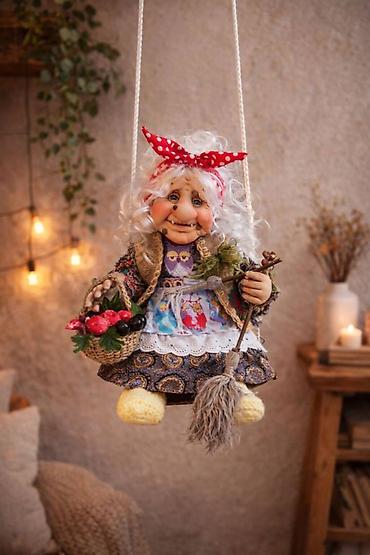 Другой декор и предметы интерьера: Интерьерная кукла Баба Яга — это сказочная мудрая хранительница — 2