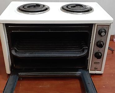 mini pec: Elektrik mini soba və iki gözlü plitə (üst-üstə kombinə model) - Üst — 2