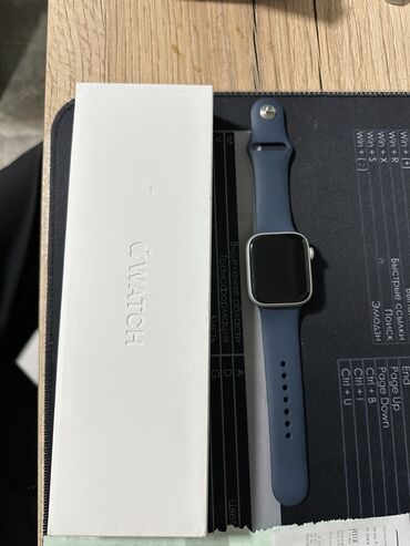 apple watch 9 цена в бишкеке: Apple Watch 9/45 mm Silver sim Покупал 10 июня этого года, на