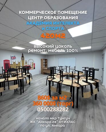 офис куплю: Продаю Офис 420 м², С ремонтом, С мебелью, Многоэтажное здание, Цокольный этаж этаж