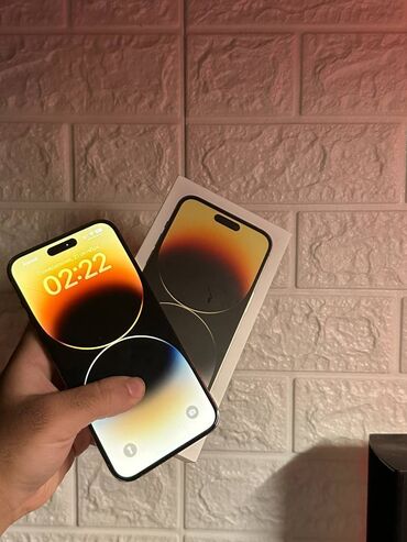 iphone 14 pro max azerbaycan fiyatı: IPhone 14 Pro Max, 256 GB, Qızılı, Zəmanət, Simsiz şarj, Face ID