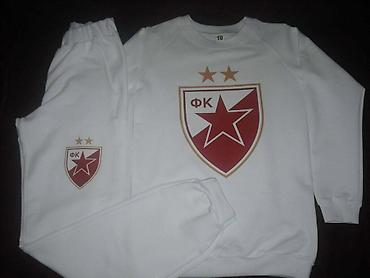 Komplet trenerke: Dvodelni komplet Duks donji deo Vel 2-14 Cena 2800 din stampa ime po — 2