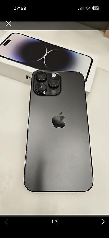 thinkpad t14 gen 3: IPhone 14 Pro, Б/у, 512 ГБ, Черный, Коробка, 84 % — 1