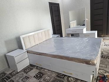 Спальные гарнитуры: Спальный гарнитур, Новый, Двуспальная кровать, Кыргызстан, Бесплатная доставка — 4