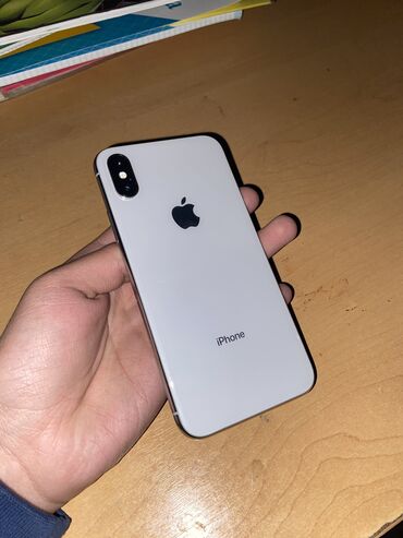 Apple iPhone: IPhone X, Б/у, 256 ГБ, Белый, 100 %